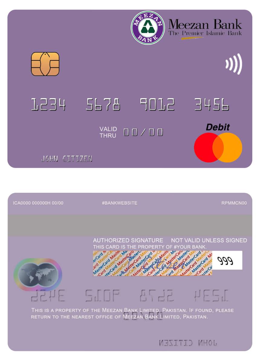 Pakistan Meezan Bank Limited mastercard